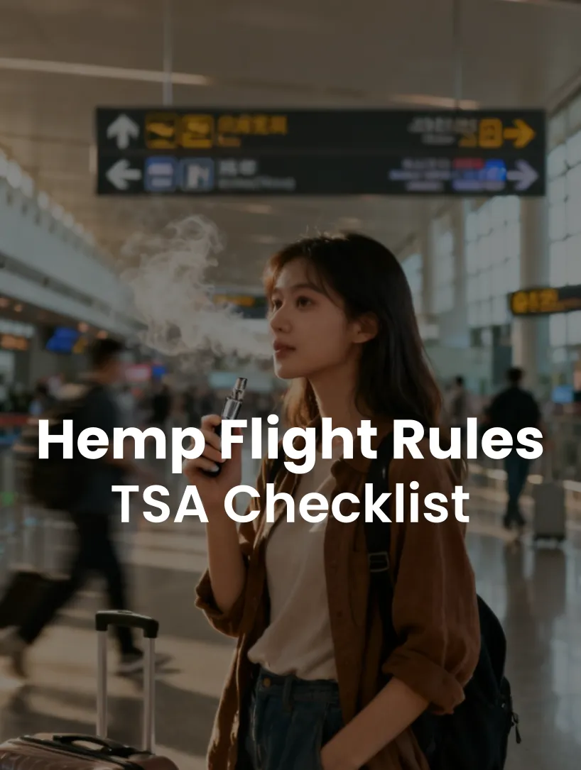 Flying with Hemp Products: TSA Rules and State Law Guide