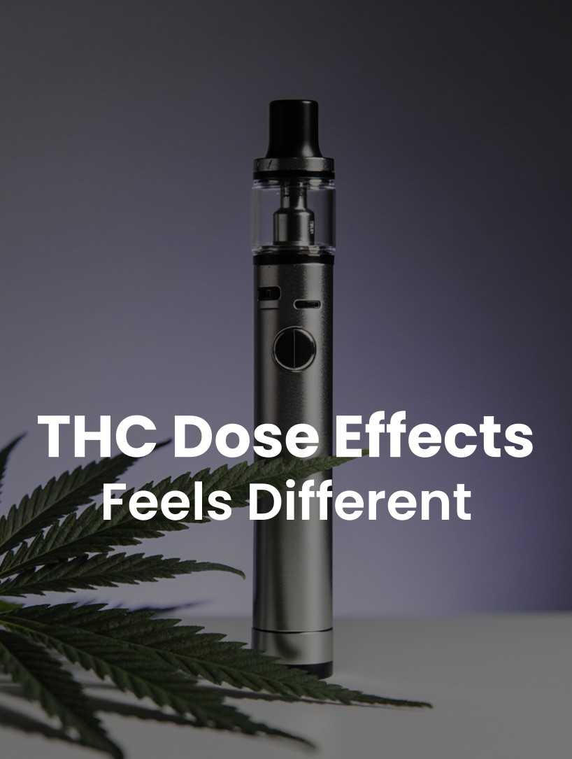 THC Dose Effects: Why Cannabis Hits Differently by Method